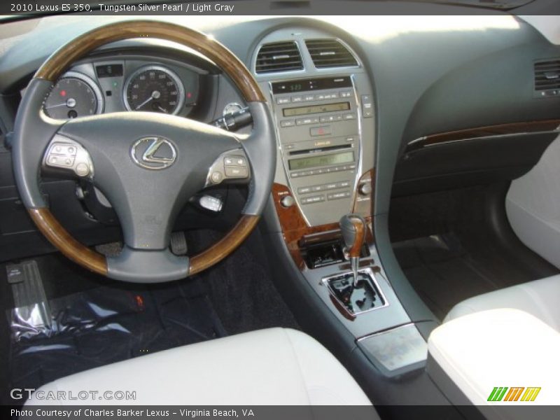 Tungsten Silver Pearl / Light Gray 2010 Lexus ES 350