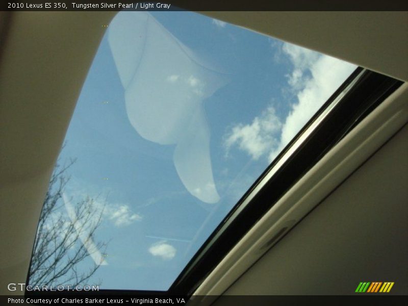 Tungsten Silver Pearl / Light Gray 2010 Lexus ES 350