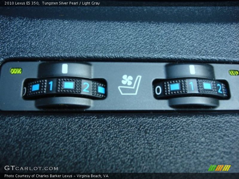 Tungsten Silver Pearl / Light Gray 2010 Lexus ES 350