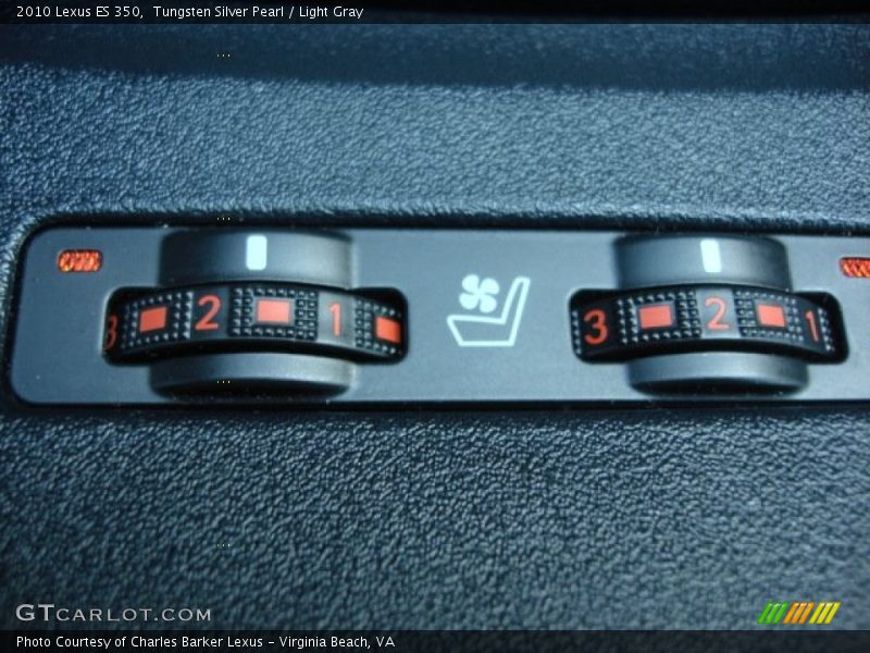 Tungsten Silver Pearl / Light Gray 2010 Lexus ES 350
