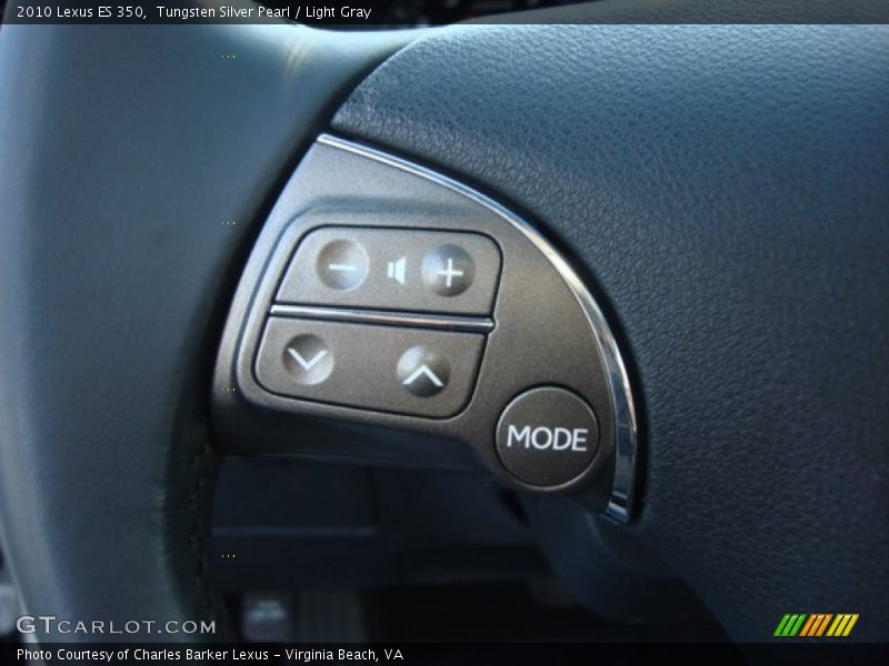 Tungsten Silver Pearl / Light Gray 2010 Lexus ES 350