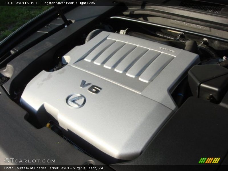 Tungsten Silver Pearl / Light Gray 2010 Lexus ES 350