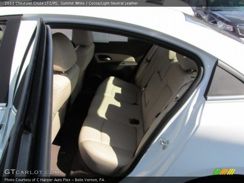 Summit White / Cocoa/Light Neutral Leather 2011 Chevrolet Cruze LTZ/RS