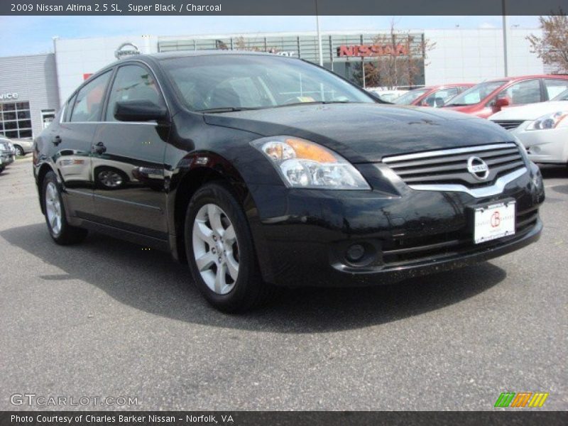 Super Black / Charcoal 2009 Nissan Altima 2.5 SL