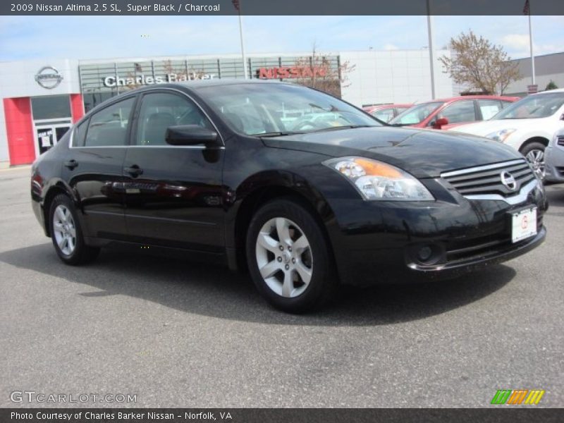 Super Black / Charcoal 2009 Nissan Altima 2.5 SL