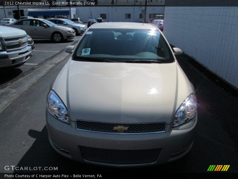Gold Mist Metallic / Gray 2012 Chevrolet Impala LS