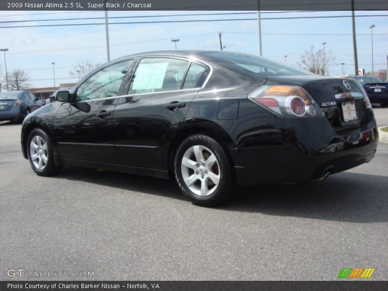 Super Black / Charcoal 2009 Nissan Altima 2.5 SL