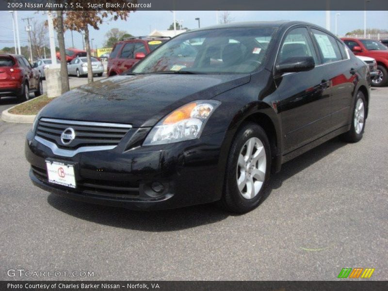 Super Black / Charcoal 2009 Nissan Altima 2.5 SL