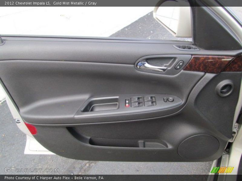 Gold Mist Metallic / Gray 2012 Chevrolet Impala LS