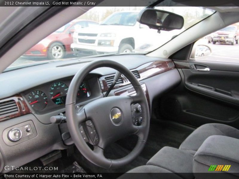 Gold Mist Metallic / Gray 2012 Chevrolet Impala LS