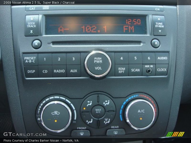 Super Black / Charcoal 2009 Nissan Altima 2.5 SL