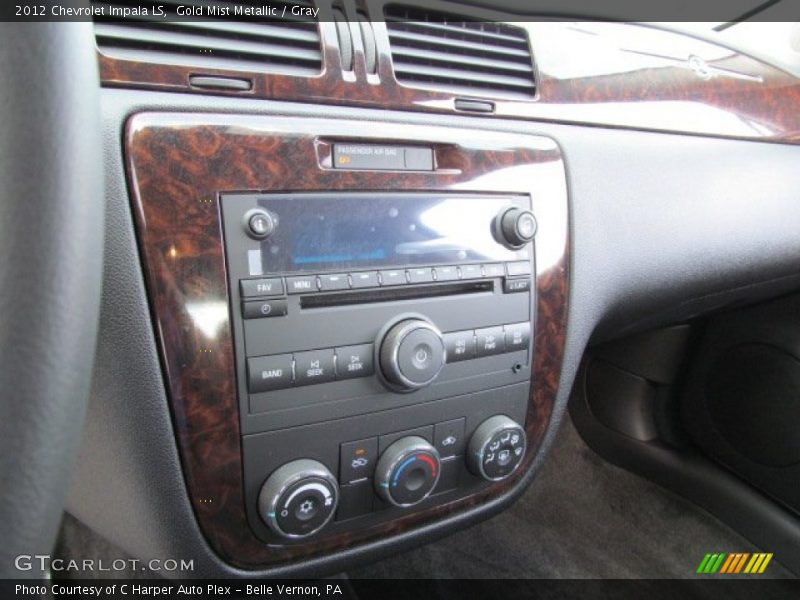 Gold Mist Metallic / Gray 2012 Chevrolet Impala LS