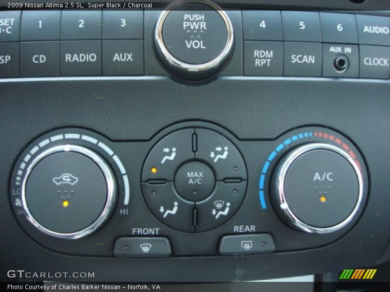 Super Black / Charcoal 2009 Nissan Altima 2.5 SL