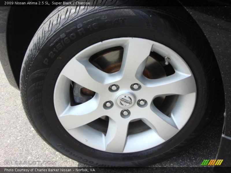 Super Black / Charcoal 2009 Nissan Altima 2.5 SL
