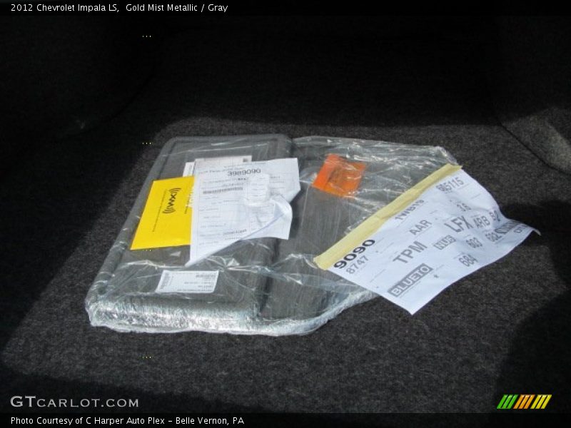 Gold Mist Metallic / Gray 2012 Chevrolet Impala LS