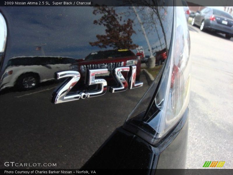 Super Black / Charcoal 2009 Nissan Altima 2.5 SL