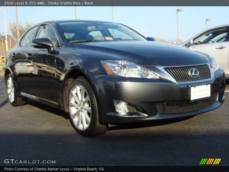 Smoky Granite Mica / Black 2010 Lexus IS 250 AWD