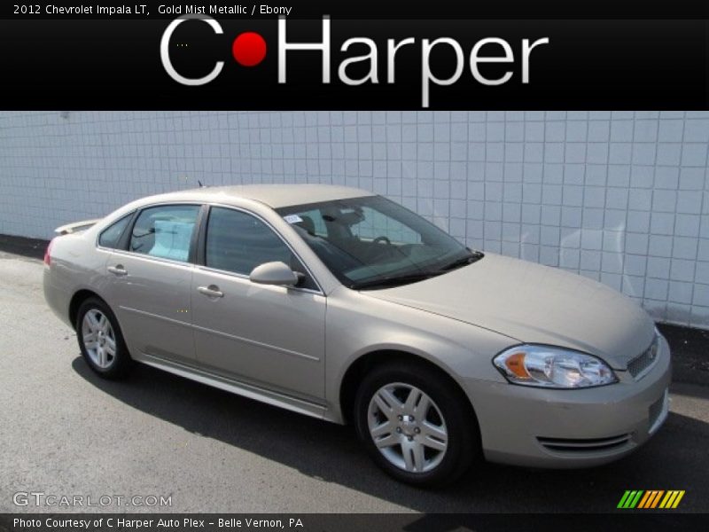 Gold Mist Metallic / Ebony 2012 Chevrolet Impala LT