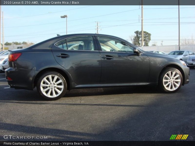 Smoky Granite Mica / Black 2010 Lexus IS 250 AWD