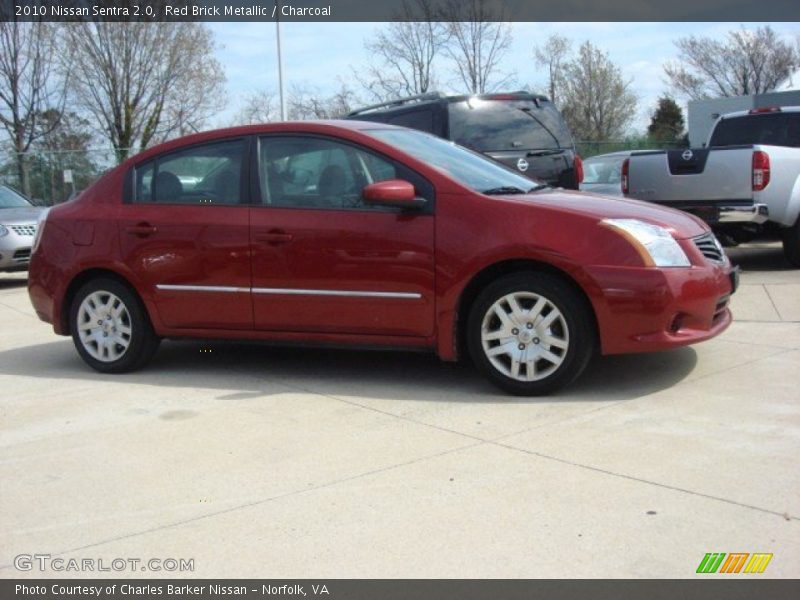 Red Brick Metallic / Charcoal 2010 Nissan Sentra 2.0
