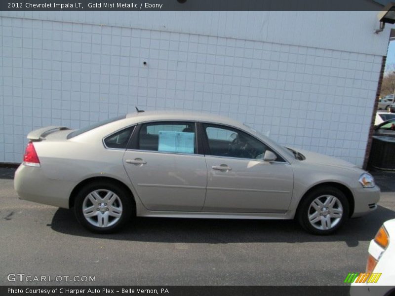 Gold Mist Metallic / Ebony 2012 Chevrolet Impala LT