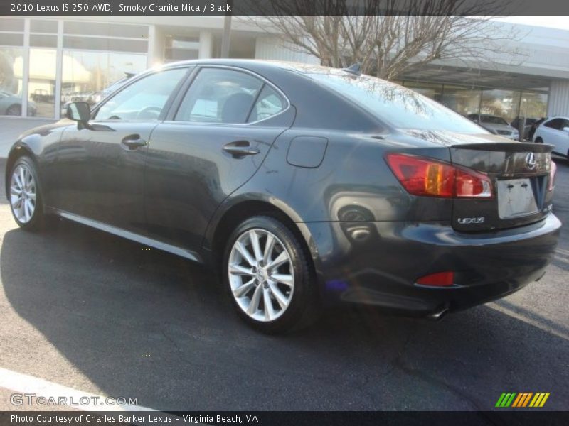 Smoky Granite Mica / Black 2010 Lexus IS 250 AWD