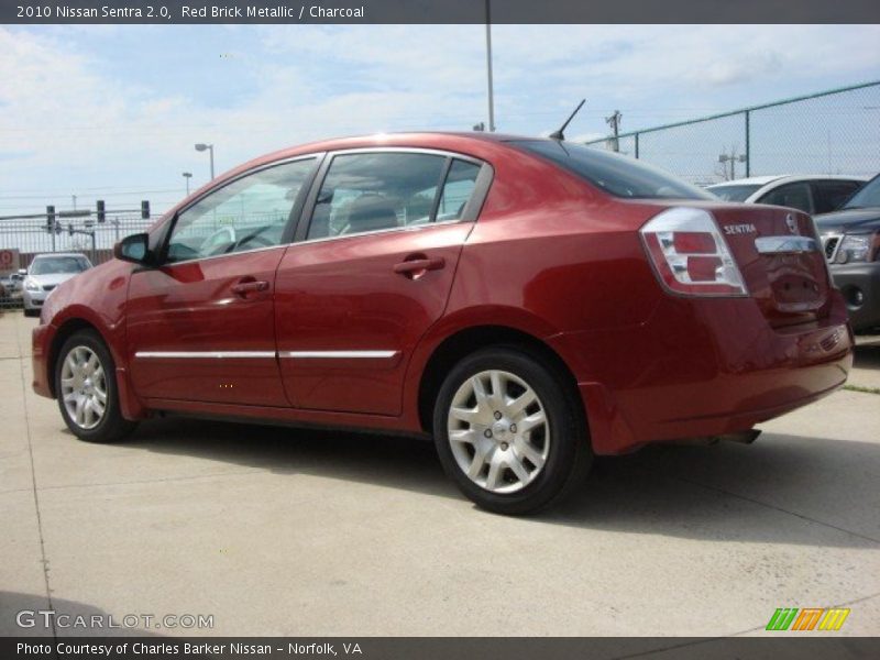 Red Brick Metallic / Charcoal 2010 Nissan Sentra 2.0