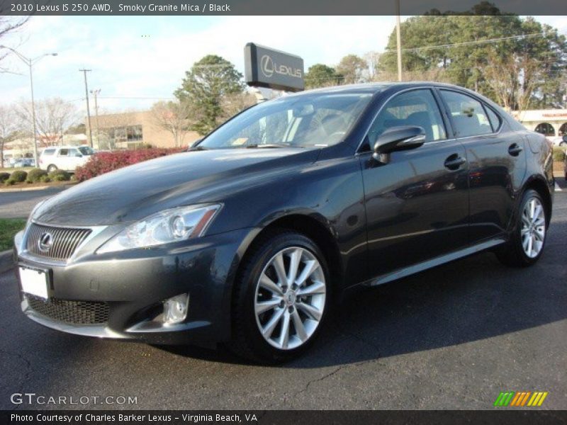 Smoky Granite Mica / Black 2010 Lexus IS 250 AWD