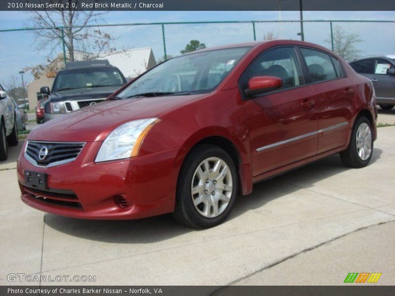 Red Brick Metallic / Charcoal 2010 Nissan Sentra 2.0