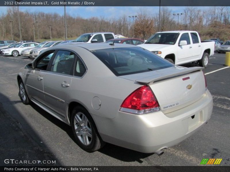 Gold Mist Metallic / Ebony 2012 Chevrolet Impala LT