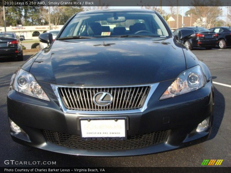 Smoky Granite Mica / Black 2010 Lexus IS 250 AWD