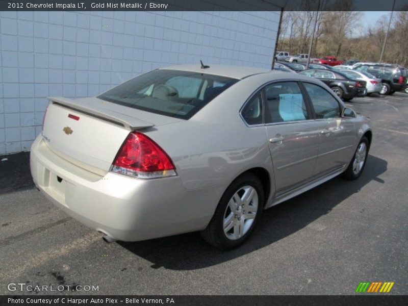 Gold Mist Metallic / Ebony 2012 Chevrolet Impala LT