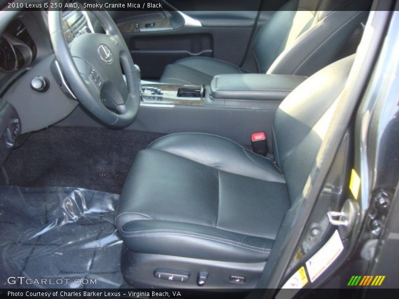Smoky Granite Mica / Black 2010 Lexus IS 250 AWD