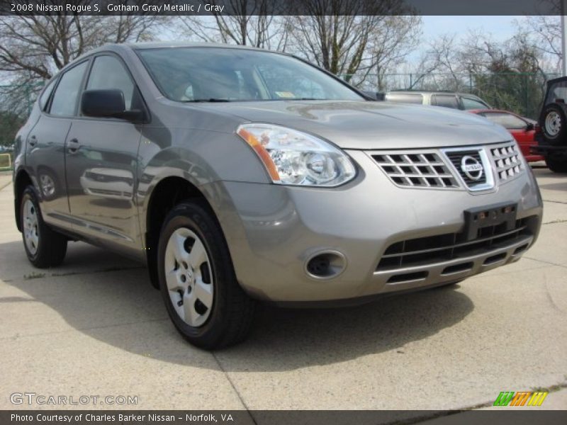 Gotham Gray Metallic / Gray 2008 Nissan Rogue S