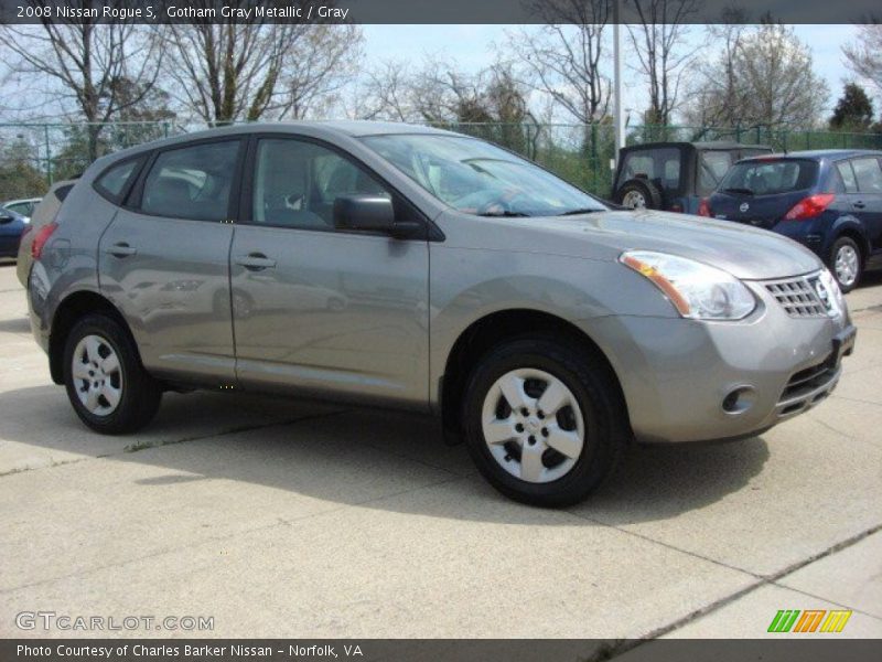 Gotham Gray Metallic / Gray 2008 Nissan Rogue S