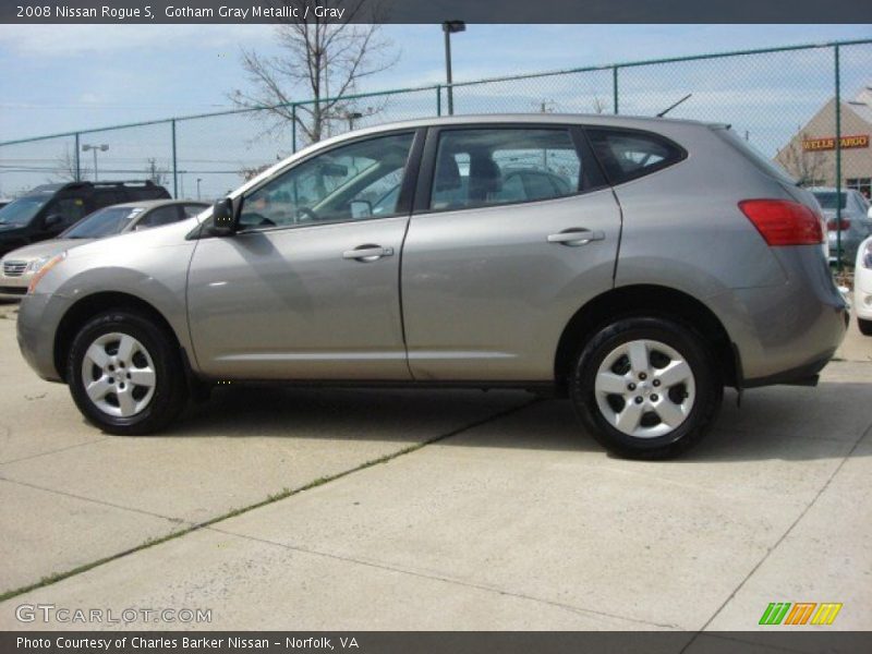Gotham Gray Metallic / Gray 2008 Nissan Rogue S