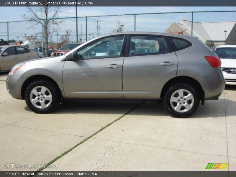 Gotham Gray Metallic / Gray 2008 Nissan Rogue S