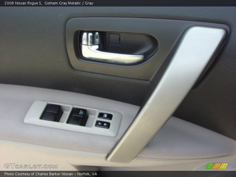 Gotham Gray Metallic / Gray 2008 Nissan Rogue S