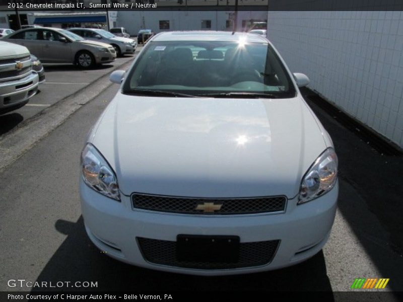 Summit White / Neutral 2012 Chevrolet Impala LT