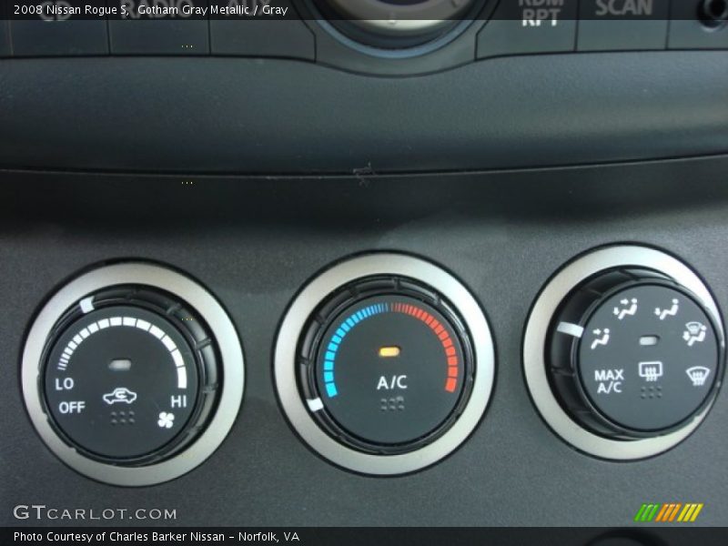 Gotham Gray Metallic / Gray 2008 Nissan Rogue S