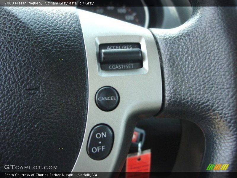 Gotham Gray Metallic / Gray 2008 Nissan Rogue S