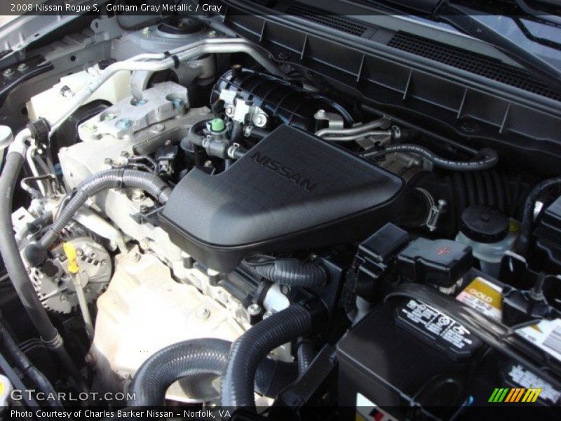 Gotham Gray Metallic / Gray 2008 Nissan Rogue S