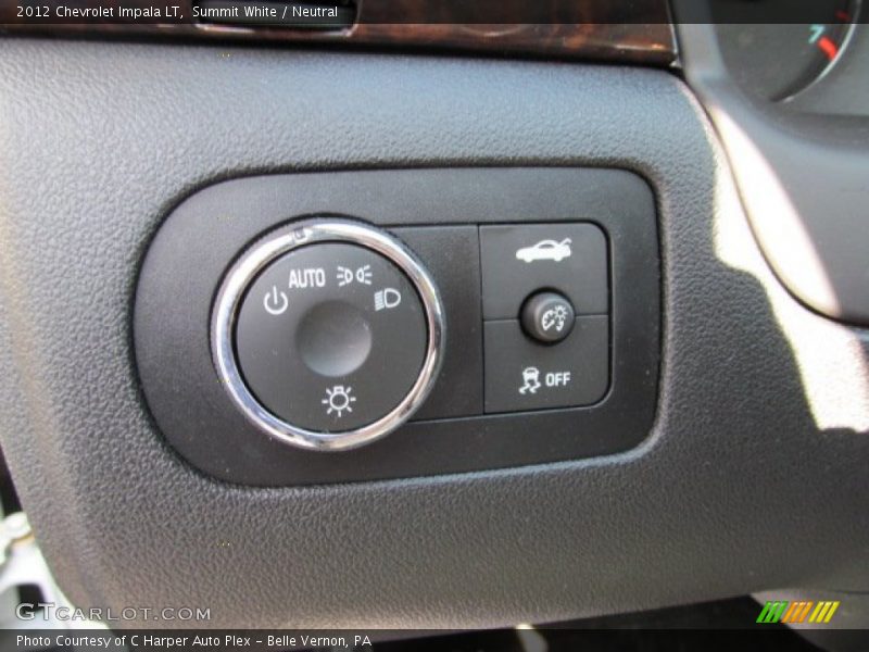Controls of 2012 Impala LT