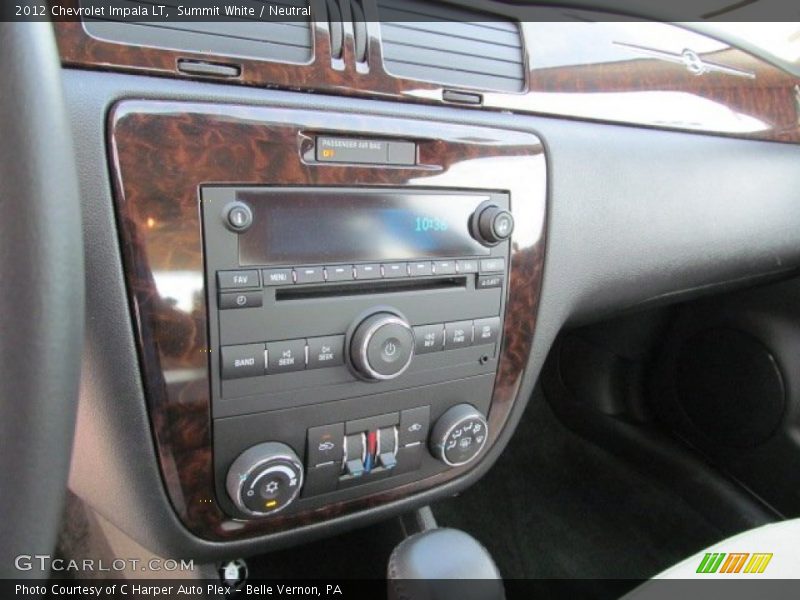 Controls of 2012 Impala LT