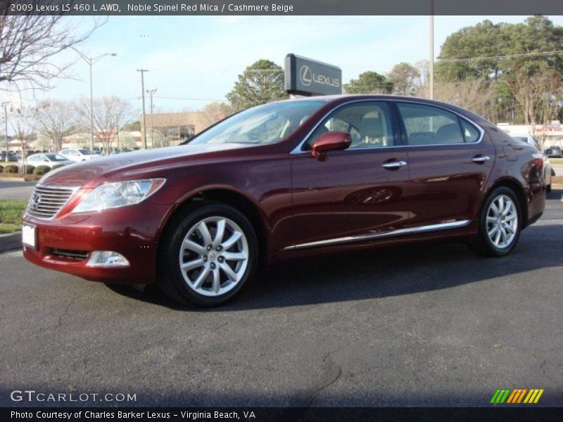 Front 3/4 View of 2009 LS 460 L AWD