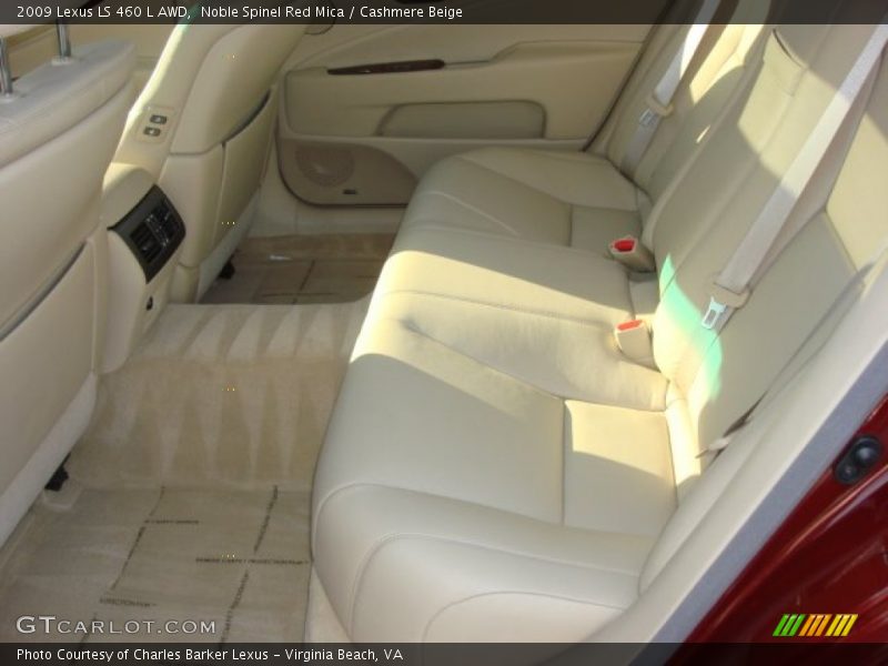 Noble Spinel Red Mica / Cashmere Beige 2009 Lexus LS 460 L AWD