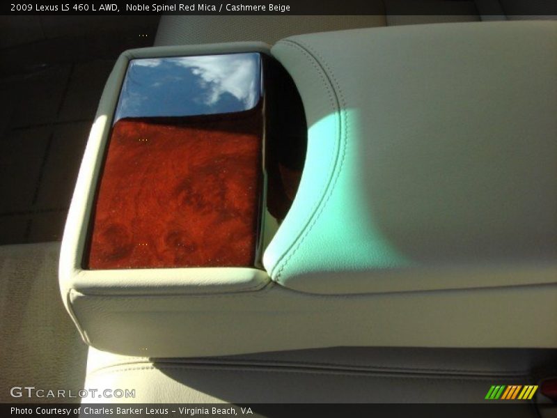 Noble Spinel Red Mica / Cashmere Beige 2009 Lexus LS 460 L AWD