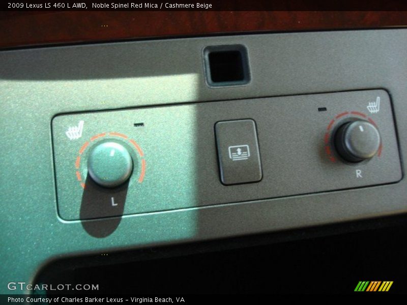 Noble Spinel Red Mica / Cashmere Beige 2009 Lexus LS 460 L AWD