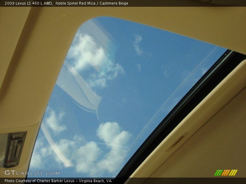 Noble Spinel Red Mica / Cashmere Beige 2009 Lexus LS 460 L AWD