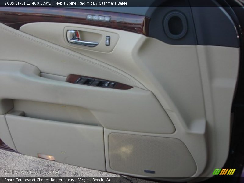 Noble Spinel Red Mica / Cashmere Beige 2009 Lexus LS 460 L AWD